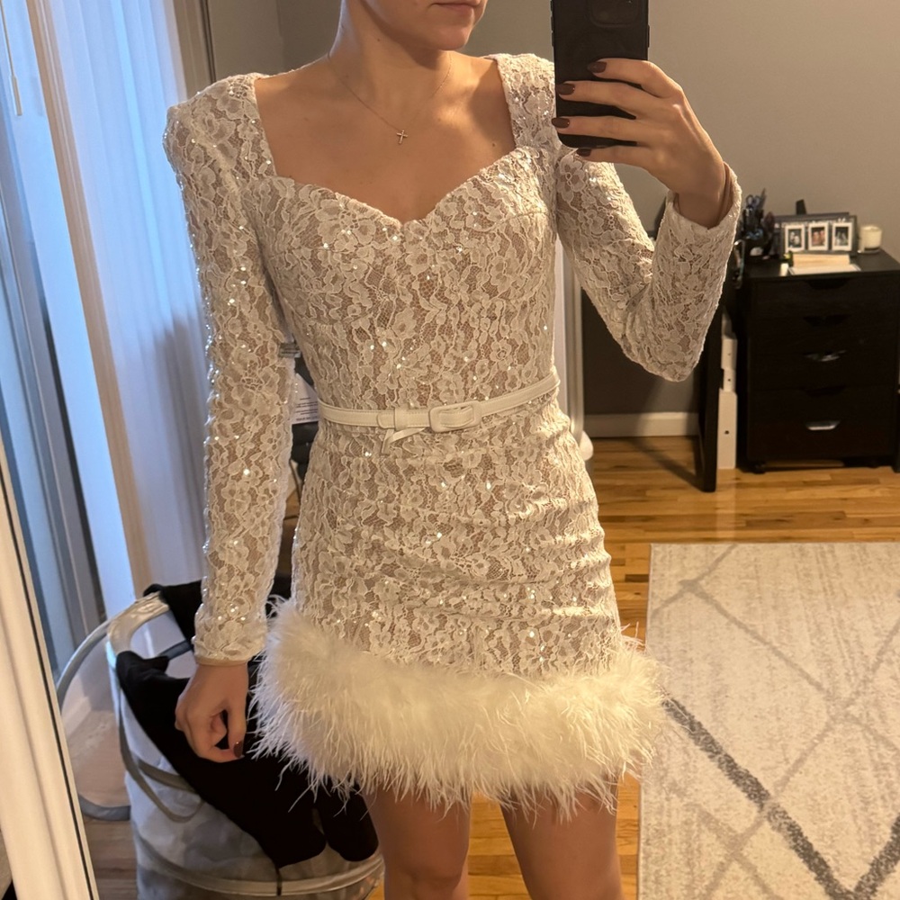 Nadine merabi Carly white dress - Picture 8 of 8